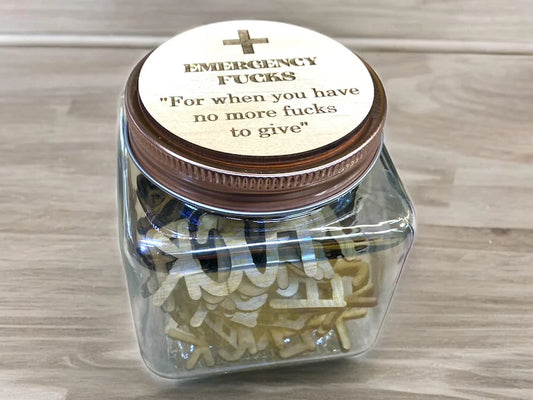 Gag Gift for Friends, Office Gift, Swear Jar, Sarcastic Novelty Gift, White Elephant Gift, Humorous Adult Gift, Adult Novelty, Office Humor