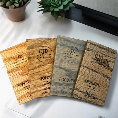 Varathane Stain Samples 3-sizes and 13 types of wood perfect for contractors and decorators