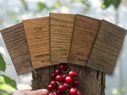Stain Samples MinWax Stain Samples Birch Poplar Red Oak Aspen Pine Maple Cedar